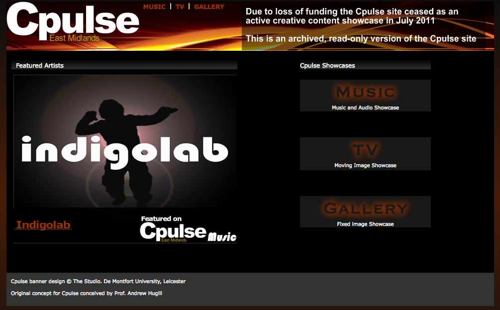 cpulse website page